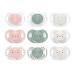 Suavinex Bonhomia Flat Owl Green Silicone Pacifier for 0-6 Months | International Shipping Available - Buy Online on GoSupps.com