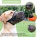 Breathable Mesh Dog Muzzle - Adjustable Sizes for Small Medium & Large Dogs | Anti-Biting & Chewing (Black XS) - Buy Online on GoSupps.com