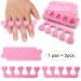 50pcs Toe Separators for Nail Polish - Soft Sponge Pedicure Tool Kit for Women | Premium Toenail Divider in 5 Colors - Buy Online on GoSupps.com