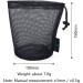 Ibasingo Black Mesh Bag | Durable Nylon Travel Sac for Cosmetics Shower Gel Tennis & Golf | 5-Piece Set (10x15 cm) - Ideal for Outdoor Storage - Buy Online on GoSupps.com