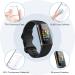 NANW 3-Pack Screen Protector Compatible with Fitbit Charge 5 (Not for Charge 4/3) TPU Rugged Bumper Case Cover All-Around Protective Plated Bumper Shell Accessories for Charge 5 Smartwatch Clear/Clear/Clear - Buy Online on GoSupps.com
