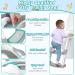 Potty Training Seat with Anti-Slip Step Ladder - Toddler Toilet Seat for Kids - Grey - Buy Online on GoSupps.com