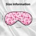 Breast Cancer Awareness Sleep Mask - Adjustable Double-Sided Eye Cover for Comfort & Eye Edema Relief - Buy Online on GoSupps.com