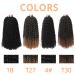 Passion Twist Hair 10 Inch - 8 Packs Water Wave Crochet Hair for Black Women | Synthetic Hair Extensions 1B - Buy Online on GoSupps.com