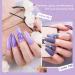 Mobray 6 Colours Gel Nail Polish Grape Purple Set Violet Glitter U V Gel Polish 8ml/pc Soak Off U V LED Nail Lamp Gel Nail Kit - Buy Online on GoSupps.com