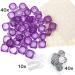 JZK 40 Pack of Purple Transparent 3ml Cosmetic Jars - Perfect for Creams Lip Balm & Travel - Buy Online on GoSupps.com
