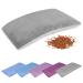 SuzziPad Microwave Heating Pad for Pain Relief Washable Cover, 7x12" Multipurpose Heating Pad Microwavable for Shoulder, Belly, Elbow, Knee, Moist Heat Pack for Cramps, Arthritis, Sore Muscle, Grey Grey-7x12"