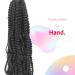 Niseyo 12 Inch Curly Ends Goddess Box Braids Crochet Hair 8 Pack - 1B Color for Black Women - Buy Online on GoSupps.com