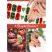 EBANKU Christmas Tree Nail Adhesive Wrap 20PCS - Gel Nail Polish Stickers Self-Adhesive Full Wraps (UV/LED Lamp Required) - Buy Online on GoSupps.com