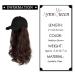 AynnQueen Baseball Cap with Detachable Hair Extensions - Medium Brown 21 Long Wavy Synthetic Hair - Adjustable Hat Wig Attached - Black Baseball Cap - Women's Fashion Accessory - Buy Online on GoSupps.com