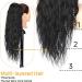 Hair Extensions 26" Synthetic Long Wavy Ponytail Extension Cord With Drawstring Hair Clip Layered Ponytail Bun for Women's Daily Use Hair Pieces For Women (Color : Red Size : 26inches) 26inches Red - Buy Online on GoSupps.com