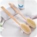 Premium Bathing Brush - Dual Soft & Stiff Bristles for Cellulite Massage & Skin Exfoliation | Improve Blood Circulation | Ideal for Body Care - Buy Online on GoSupps.com