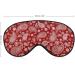Red Paisley Sleep Mask for Women | Adjustable Eye Shades & Covers | Comfortable Elastic Strap - Buy Online on GoSupps.com