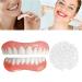 Fake Teeth, Cosmetic Teeth, Comfort Upper and Lower jaw Denture, Protect Your Teeth and Regain Confident Smile 36.0 Grams