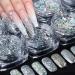 Holographic Nail Art Glitters - 3D Laser Sequins for Shiny Manicure - Silver Nail Confetti Decoration Set - Buy Online on GoSupps.com