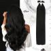 Moresoo Pre Bonded U Tip Hair Extensions - Black 1g Real Remy Hair 40cm 50g Keratin Bondings - Buy Online on GoSupps.com