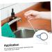 Baluue 12 Pcs Hose Cleaning Brush Dishwasher Drain Hose Dryer Vent Cleaning Brush Pipe Cleaner Brush Crevice Cleaning Tool Sink Drain Brush Bottle Brush Elasticity Stainless Steel Bluex4pcs 20X5CMx4pcs - Buy Online on GoSupps.com