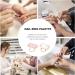 Minkissy Resin Marble Nail Art Ring Palettes 2 Pieces Mini Finger Ring Plates Nail Art Makeup Mixing Palette DIY Colour Boards for Drawing Colour Style 4 - Buy Online on GoSupps.com