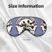 Taekwondo Design Eye Mask | Unisex Soft Light-Blocking Sleeping Mask - Comfortable Black - Buy Online on GoSupps.com
