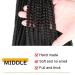 Goddess Box Braids Crochet Hair 18 Inch 7 Packs Prelooped Jumbo Braiding Hair for Black Women - 1B - Buy Online on GoSupps.com