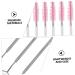 Beavorty 1 Eyelash Makeup Tools false eyelash mirror Eyelash eyelash brush mirror pigment finger ring Brow Eyelash Wands Brush make up lip gloss woman 16x2x0.8cm Pink - Buy Online on GoSupps.com