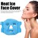 Facial Mask Sleeping Hot Cold Compress Gel Bead Face Cover Soft Swelling Stress Relief Heat Ice Pack Face Cover Dark Blue - Buy Online on GoSupps.com