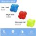 3-Piece Reaction Ball Set for Agility & Coordination Training - Blue, Red, Yellow - Buy Online on GoSupps.com