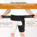 Buy Hip Brace for Sciatica Pain Relief - Thigh Compression Wrap & SI Joint Stabilizer | Extra Sacroiliac Belt for Men & Women (Right S/M - Buy Online on GoSupps.com