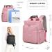 KONO Diaper Backpack - Large Multifunctional Baby Changing Bag for Moms & Dads - Stylish Rose Design International Shipping Available - Buy Online on GoSupps.com