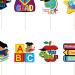 2023 Kindergarten Graduation Cupcake Toppers with Bamboo Sticks - Colorful and Clear Print Cake Decoration Picks for Party Multicolor - Buy Online on GoSupps.com