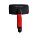 Lambskin Brush for Pets - Universal Care Brush for Dogs & Cats | Soft Grip Long & Short Hair Fur Brush | Black/Red - Buy Online on GoSupps.com