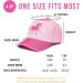 Accsa Pink Unicorn Girls Baseball Hat - Adjustable Summer Trucker Cap for Kids - Buy Online on GoSupps.com