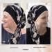 Wuerkiya Women's Headscarf Set | Chemo Headgear Stylish Headwraps & Hats - Black (2 Pack) - Buy Online on GoSupps.com