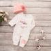 PythJooh Newborn Baby Girl Little Sister Onesie Romper & Floral Hat Set | 9-12 Months - Buy Online on GoSupps.com