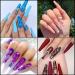 French Nail Tips 500pcs Half Cover False Nails with Box - 10 Sizes | Natural Acrylic Nail Tips for Salon and DIY Nail Art - Buy Online on GoSupps.com
