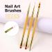 Sularpek 3 pcs Double Ended Nail Art Pens Kit & Liner Brushes - DIY Nail Art Designs - Buy Online on GoSupps.com