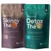 WeightWorld Detox Tea with Skinny Tea 56 Combo Infusion Bags 28-Day Program with 0 Calories Caffeine-Free & Vegan - 1 Sachet Ma