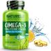 NATURELO Omega-3 Triglyceride Fish Oil 1100 mg 120 Softgels