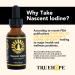 Truehope Pure Nascent Iodine Liquid Supplement - Potent Tincture Fast-Absorbing No Fillers Binders or Additives Pure Nascent Iodine Advanced 2% Drops 1 Fl Oz 30 ml - Buy Online on GoSupps.com