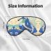 Greece Map Print Unisex Sleep Mask - Double-Sided Eye Mask for Sound Sleep & Skin Care - Buy Online on GoSupps.com