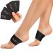 4 Pack Copper Joe Foot Arch Support Compression Sleeves - Plantar Fasciitis Relief Foot Support for Pain and Plantar Fasciitis Brace - Copper Arch Support and Plantar Fasciitis Foot Support Small/Medium (2 Pair)