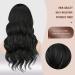 Fine Long Wavy Black Lace Front Wig for Women | Natural 65 cm Synthetic Hair Waves - Buy Online on GoSupps.com