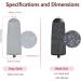 Buy Haootadiy Flawless Pedi Replacement Heads | Electric Foot File Roller Heads - International Shipping - Buy Online on GoSupps.com
