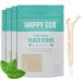 Natural Dental Floss Picks (200) - Vegan, Sustainable, Reusable Floss Sticks for Adults and Kids with Dental Pick - Plaque Remover for Teeth Cleaning - Tooth Picks Flossers - Biodegradable Floss Pick Mint