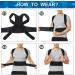Fully Back Support Posture Corrector Lower and Upper Lumbar Support Belt Back Brace Adjustable Comfortable Straightener for Hunchback (Size : XXXL) (X) - Buy Online on GoSupps.com