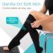 TrucapPress Transparent Compression Stockings for Men & Women - Thigh-High Open Leg Sleeves - Black L - Buy Online for Leg Treatment - Buy Online on GoSupps.com