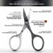 marQus Solingen INOX Titanium Self-Sharpening Nail and Cuticle Scissors - Precision Scissors from Germany in Handy Case - Pedicure Beauty Grooming Kit for Nails and Eyebrows - Buy Online on GoSupps.com