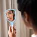 7 Inch Handheld Hand Mirror Set - Portable Makeup Tool for Travel, Camping, Home - 4 Colors - Buy Online on GoSupps.com