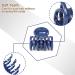 Vsiopy Medium Claw Hair Clips for Women - No Slip, Double Row Jaw Clip (4 PCS) - Style A - Buy Online on GoSupps.com