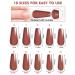 200PCS Long Coffin Acrylic Press on Nails Kit for Women - Glossy Fake Nails Set with Nail File, Stick on Nails for Professional Manicures - 9 Mixed Colors - Buy Online on GoSupps.com